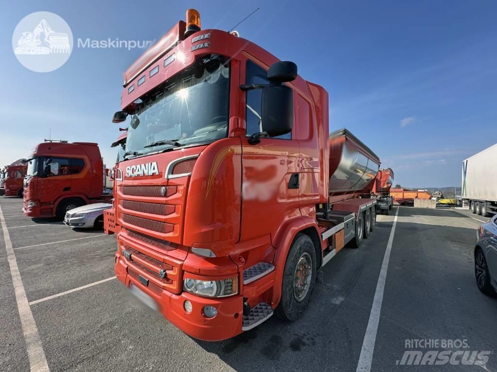 Scania R 520 LB Hákový nosič kontejnerů