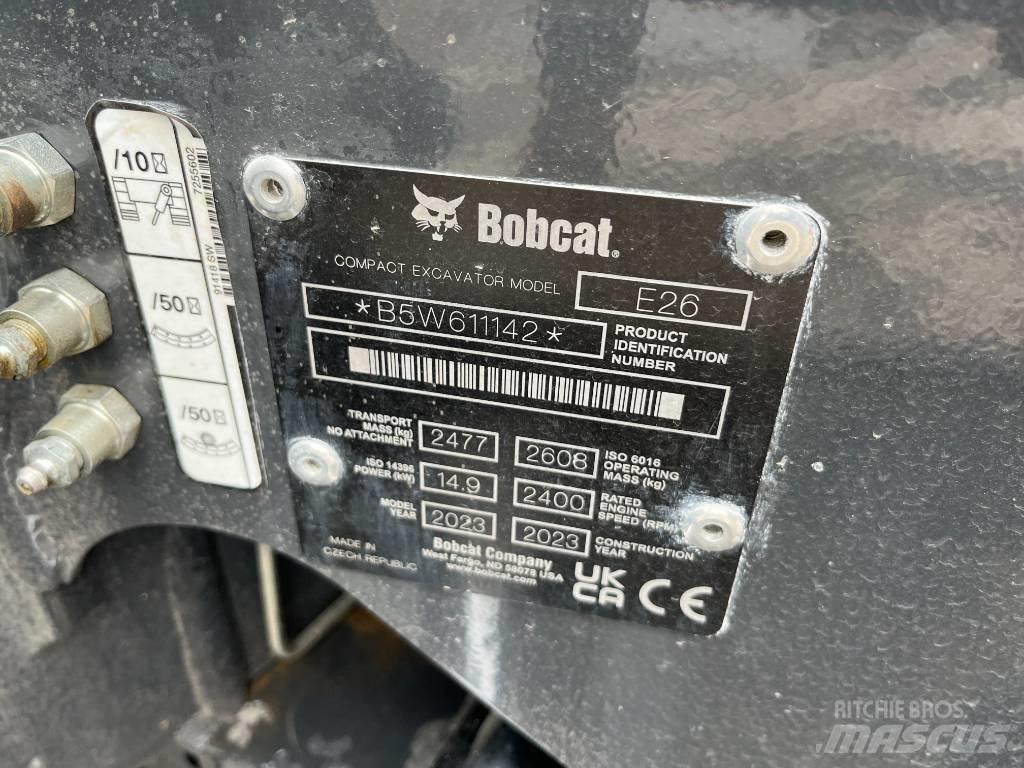 Bobcat E 26 Mini rýpadla < 7t