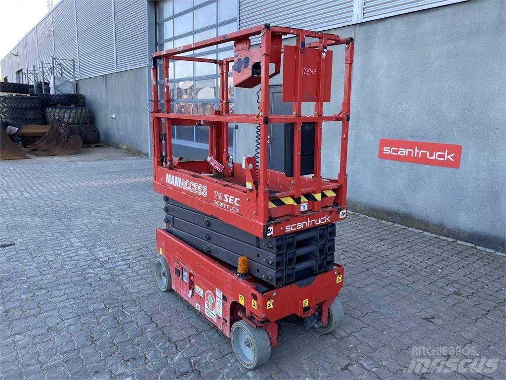Manitou 78SEC Nůžková zvedací plošina
