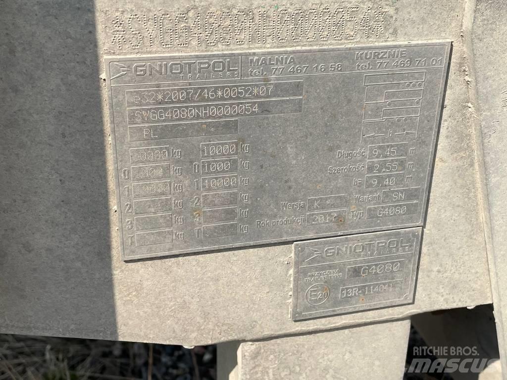 Gniotpol G4080 Plachtové přívěsy
