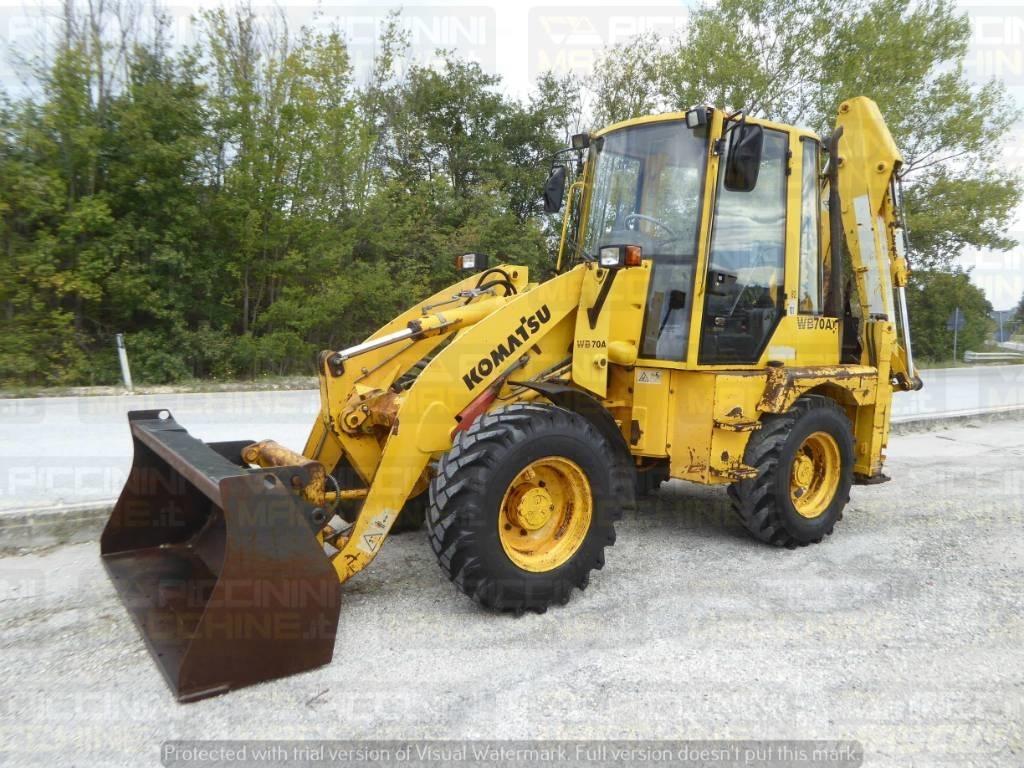 Komatsu WB70A Rýpadlo-nakladače