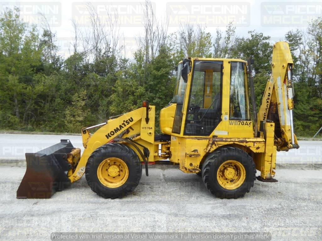 Komatsu WB70A Rýpadlo-nakladače