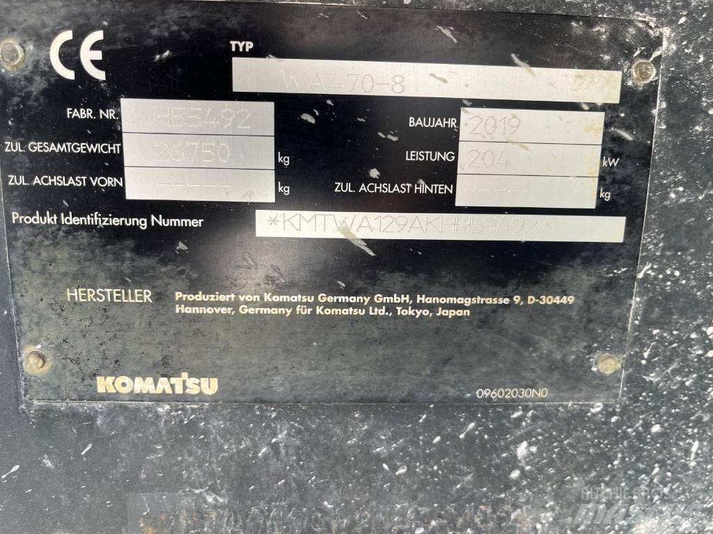 Komatsu WA 470-8 Kolové nakladače
