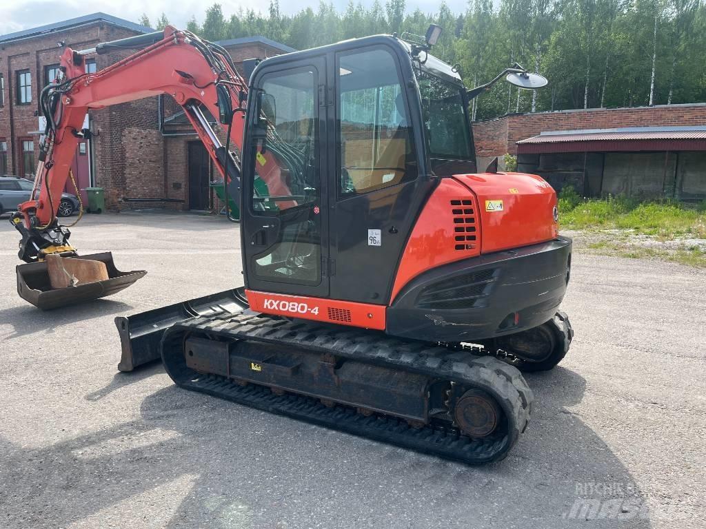 Kubota KX 080-4 Midi rýpadla 7t - 12t