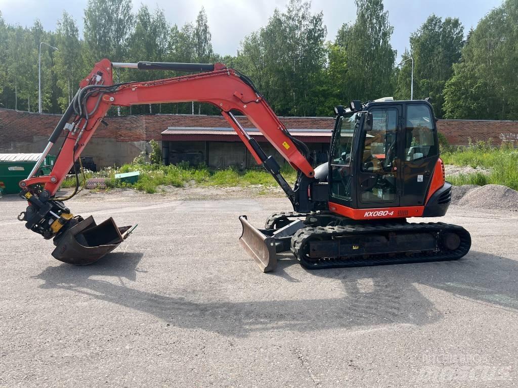 Kubota KX 080-4 Midi rýpadla 7t - 12t