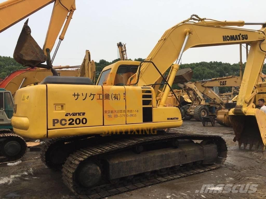 Komatsu PC 200-6 Pásová rýpadla