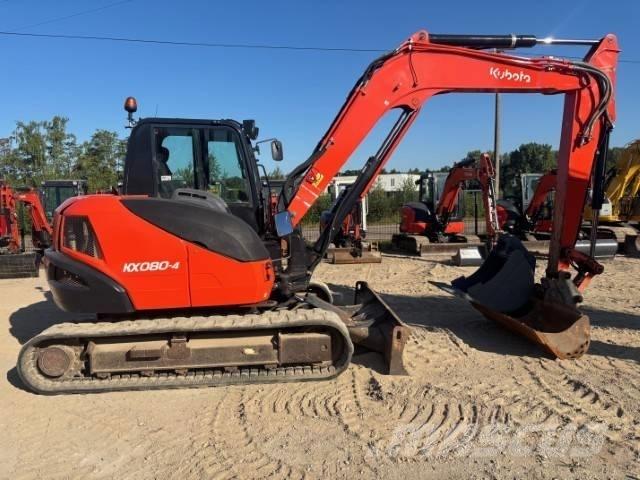 Kubota KX 080-4 Midi rýpadla 7t - 12t