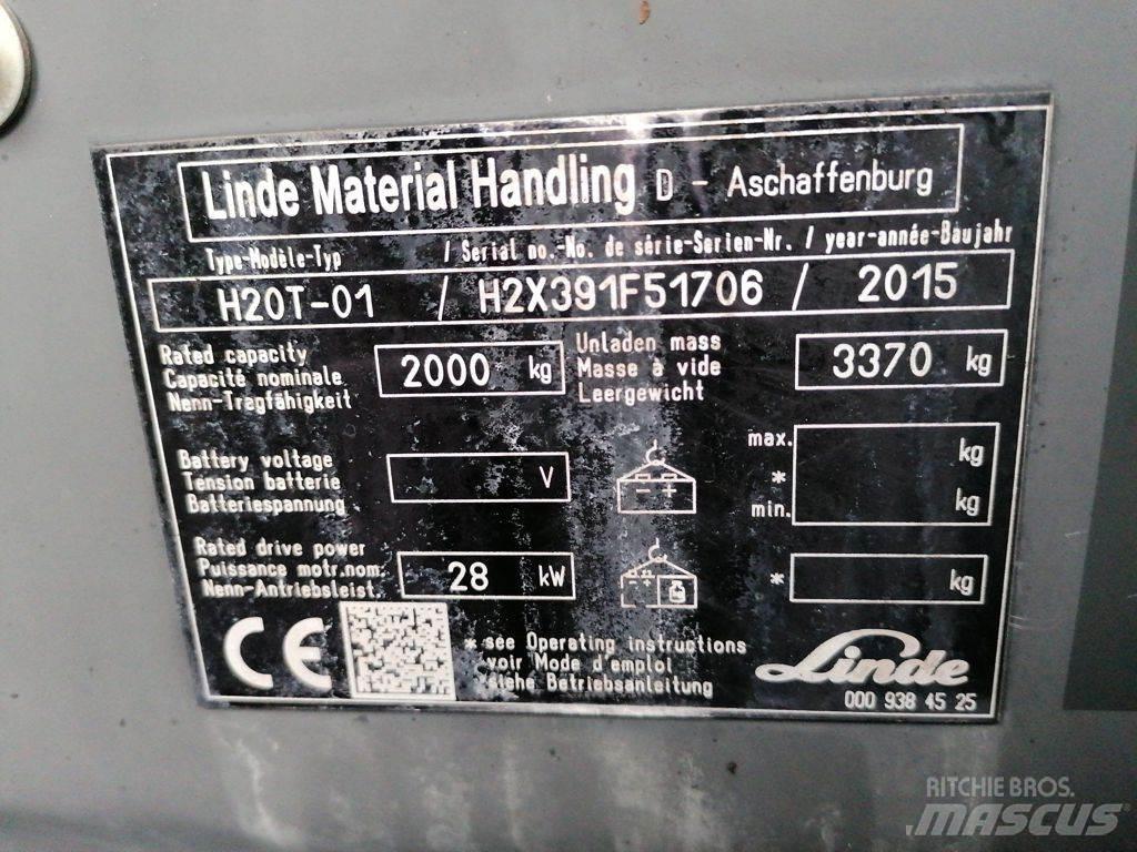 Linde H20T-01 LPG vozíky
