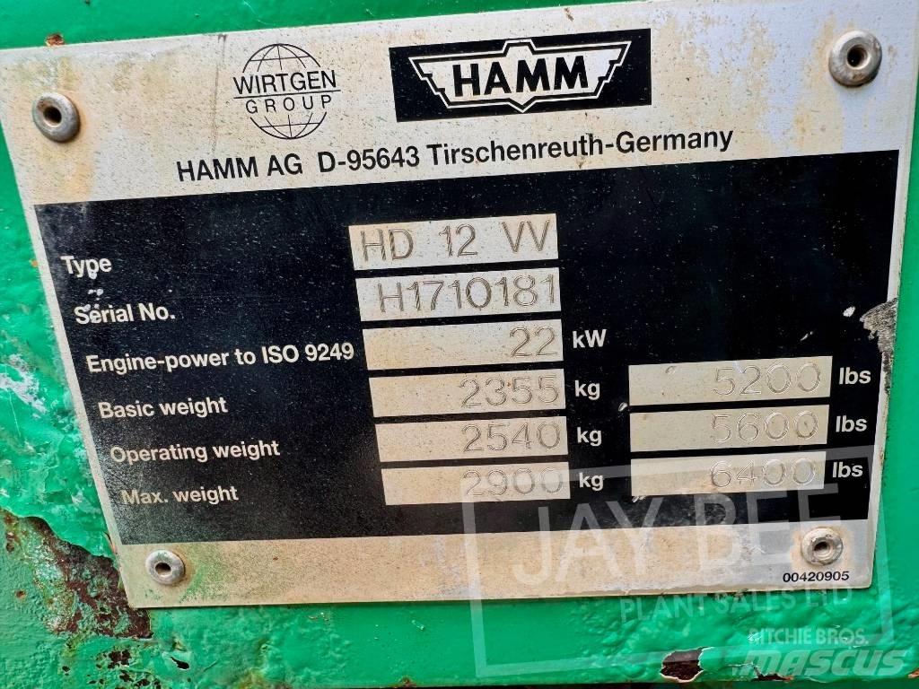 Hamm HD 12 Tandemové válce