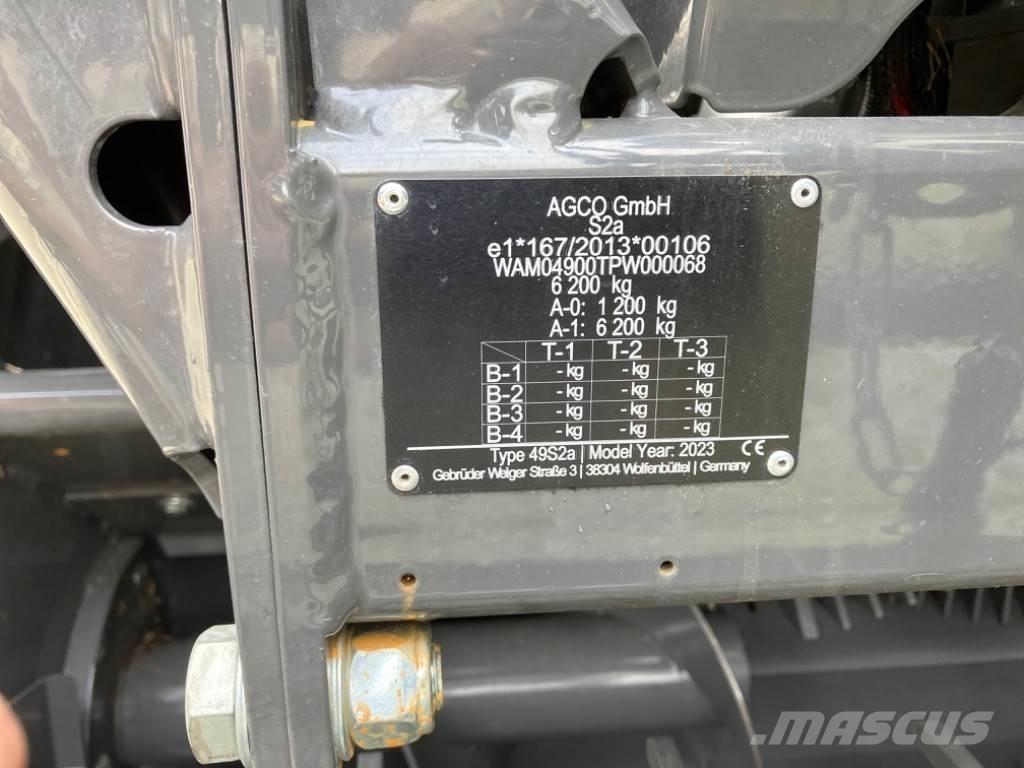 Fendt 160 V Lis na válcové balíky
