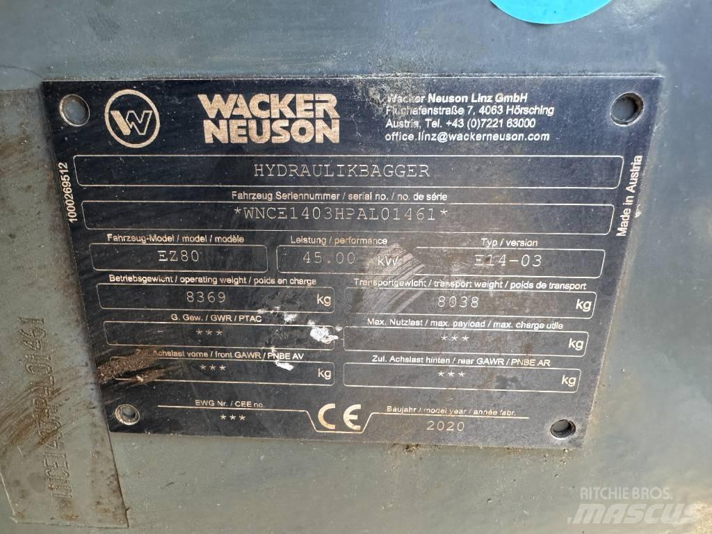Wacker Neuson EZ80 Pásová rýpadla