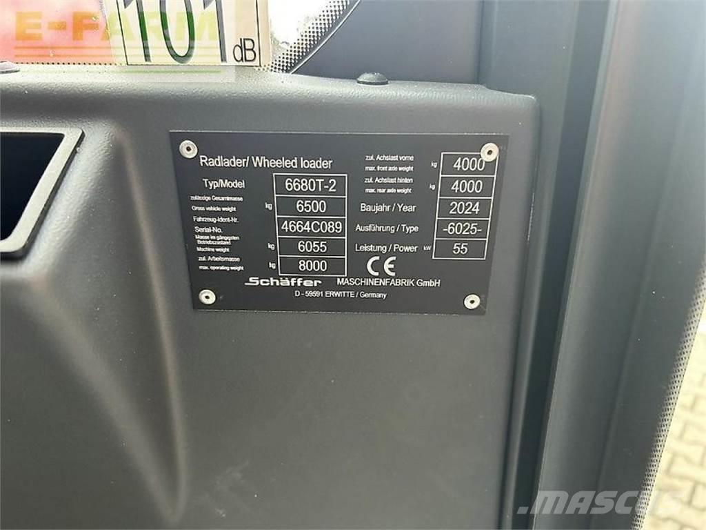 Schäffer 6680 t-2 Teleskopické nakladače pro zemědělství