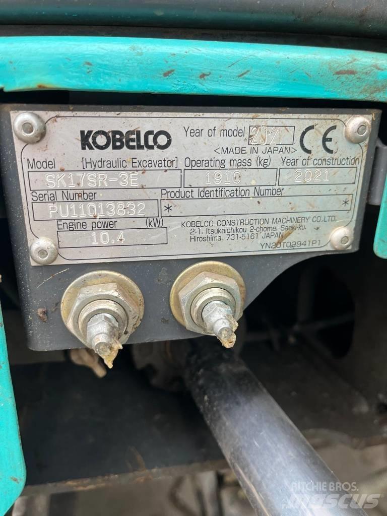 Kobelco SK 17 SR-3E Mini rýpadla < 7t
