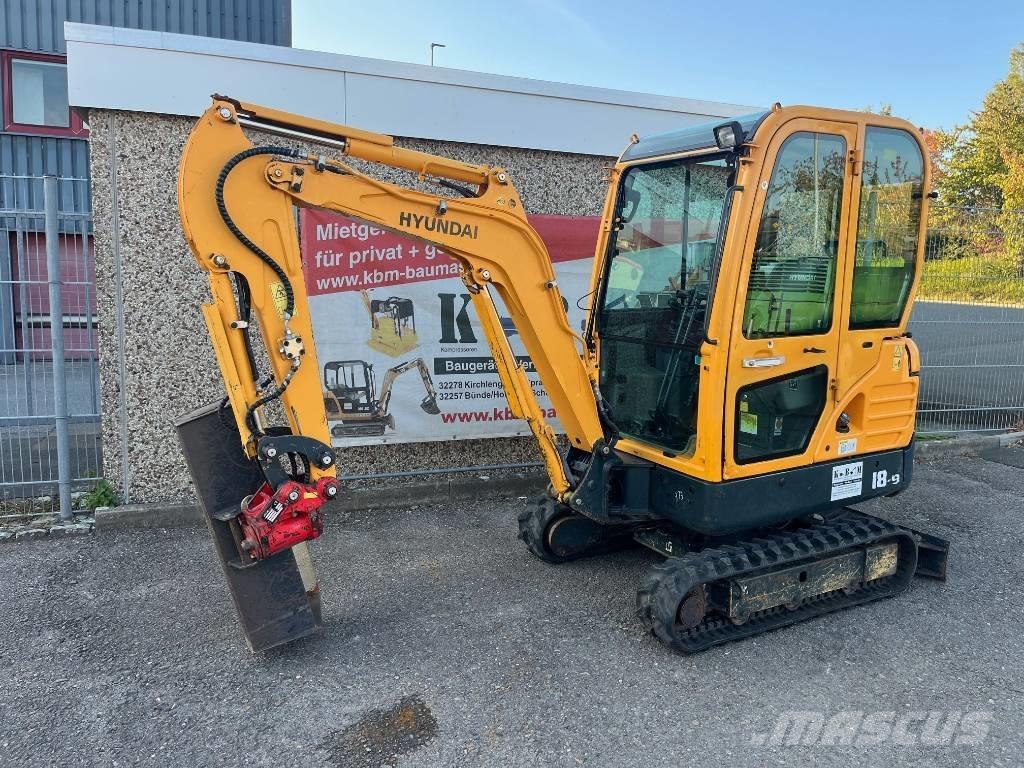 Hyundai R18-9 Mini rýpadla < 7t