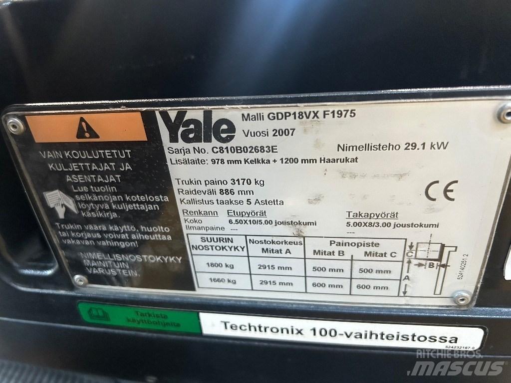 Yale GDP18VX Dieselové vozíky