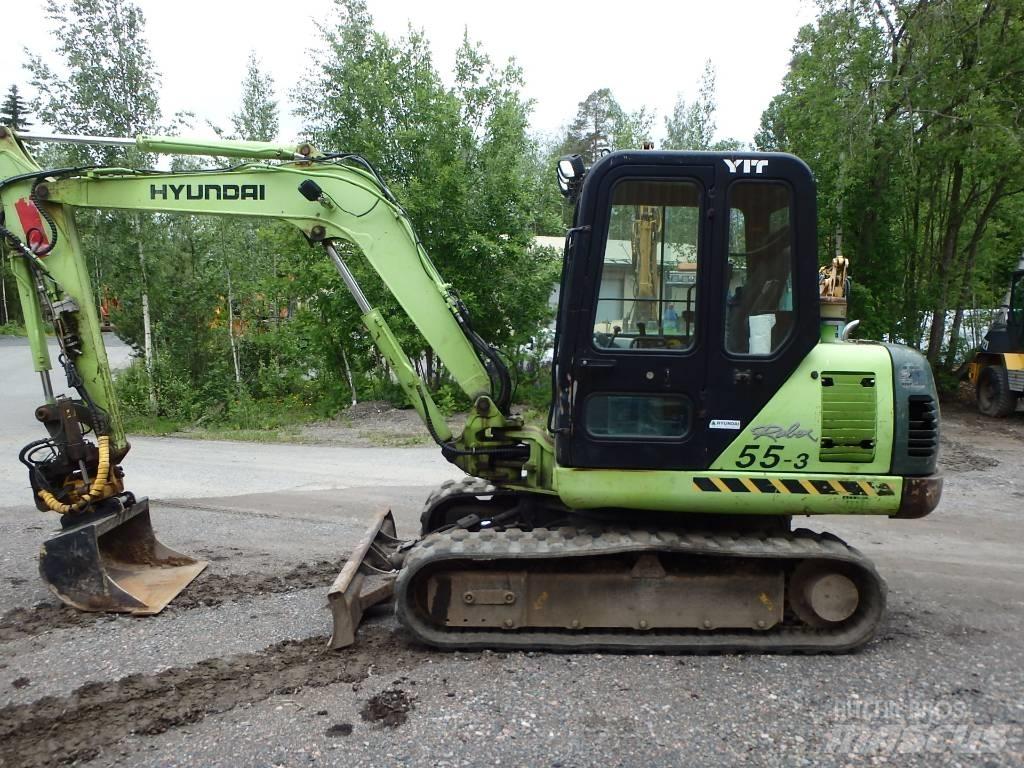 Hyundai Robex 55-3 Mini rýpadla < 7t