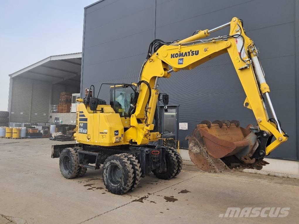 Komatsu PW118MR-11 Kolová rýpadla