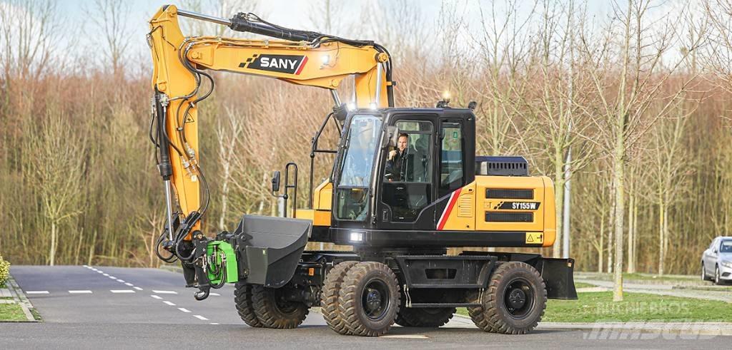 Sany SY155W Kolová rýpadla