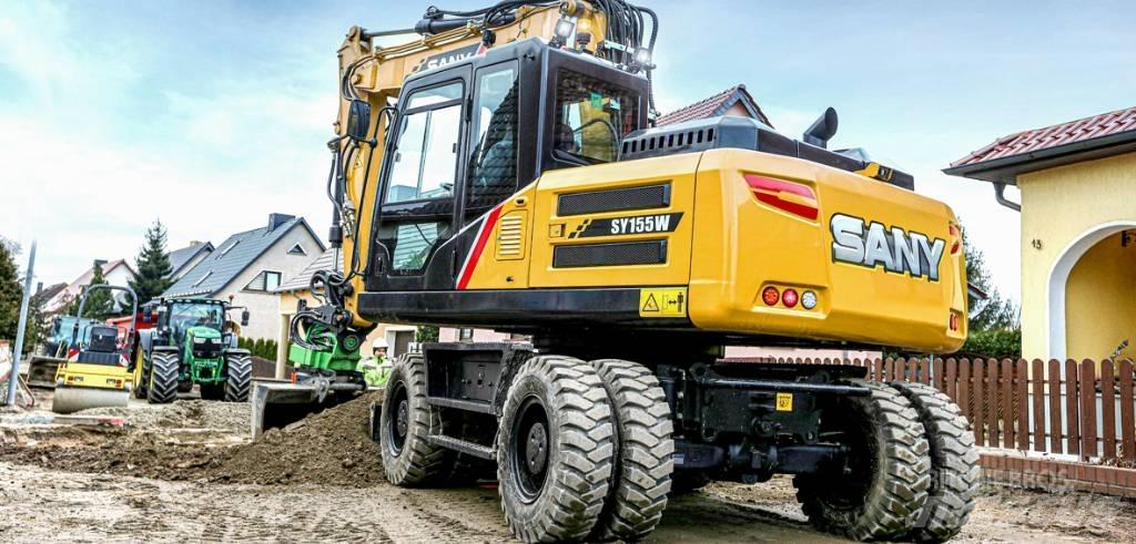 Sany SY155W Kolová rýpadla