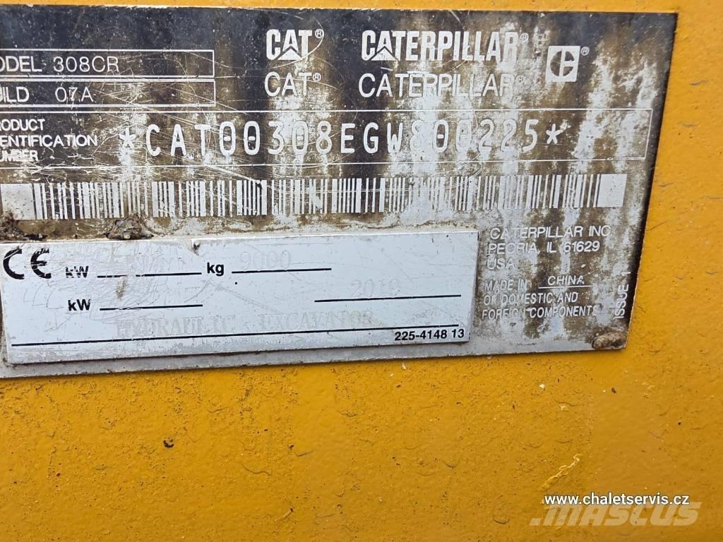 CAT 308 CR Midi rýpadla 7t - 12t