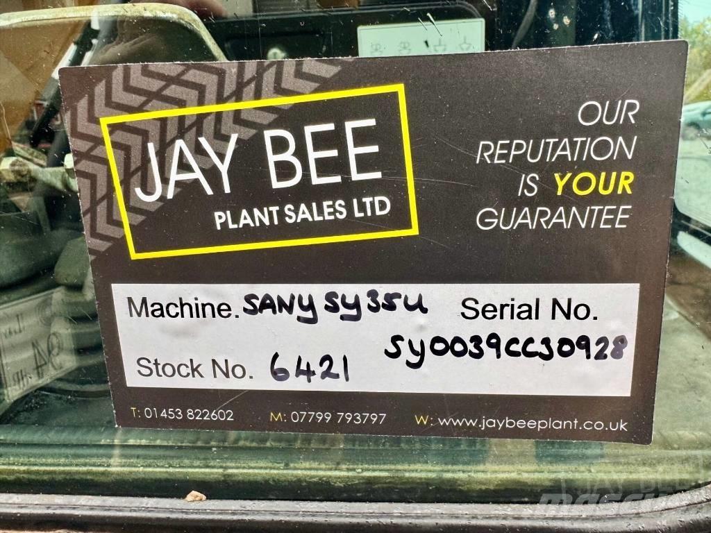 Sany SY 35 U Mini rýpadla < 7t