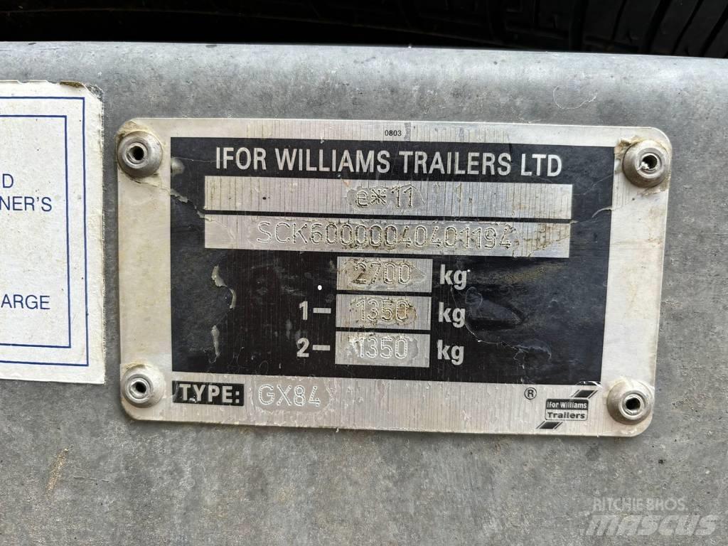 Ifor Williams GX84 Podvalníky