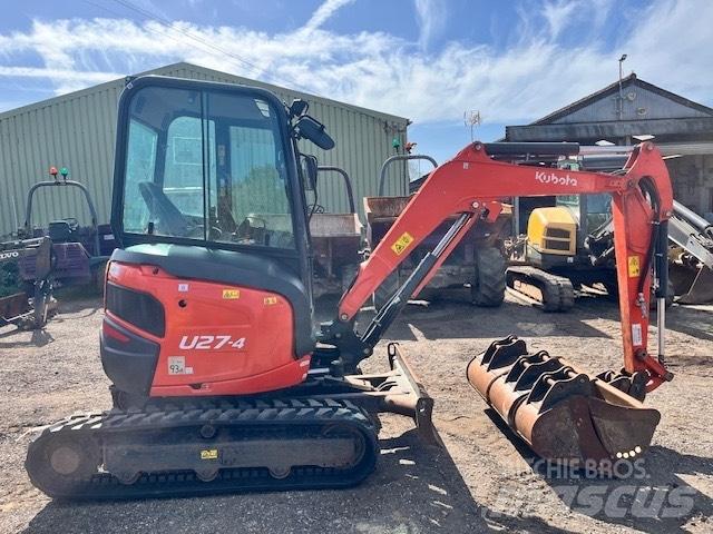 Kubota U 27-4 Mini rýpadla < 7t