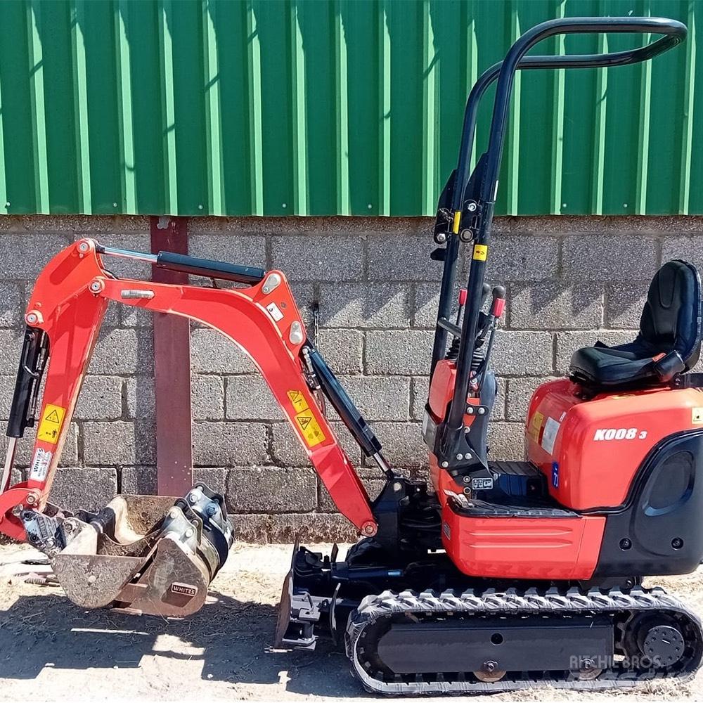 Kubota K008-3 Mini rýpadla < 7t