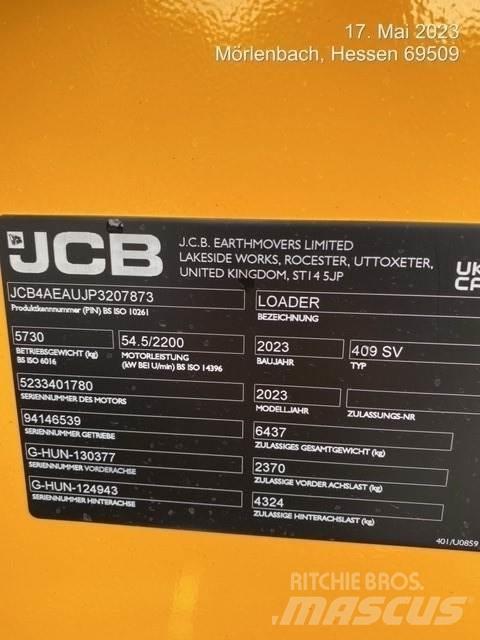 JCB 409 Kolové nakladače