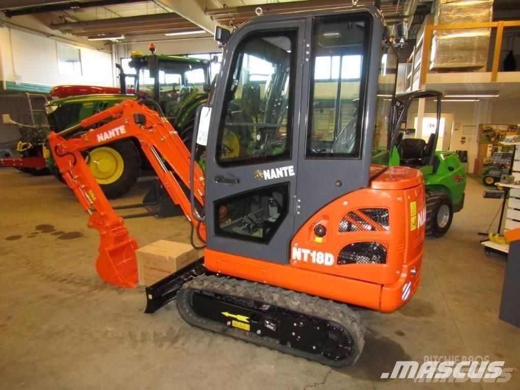 Nante NT 18 D Mini rýpadla < 7t