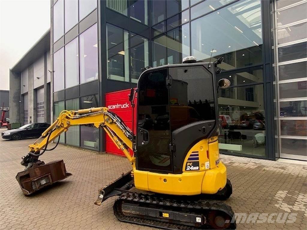 Komatsu PC24MR-5 Kolová rýpadla