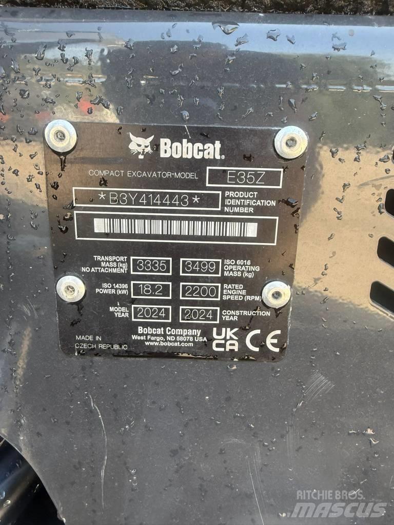 Bobcat E 35, 549h Mini rýpadla < 7t
