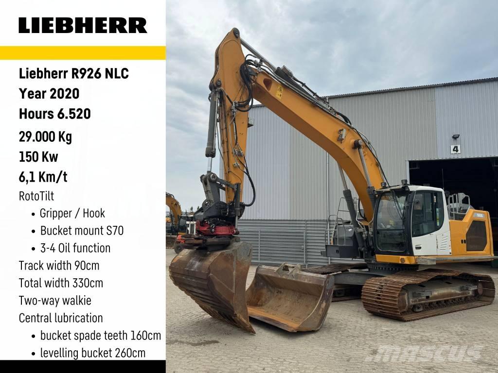 Liebherr R926 Pásová rýpadla