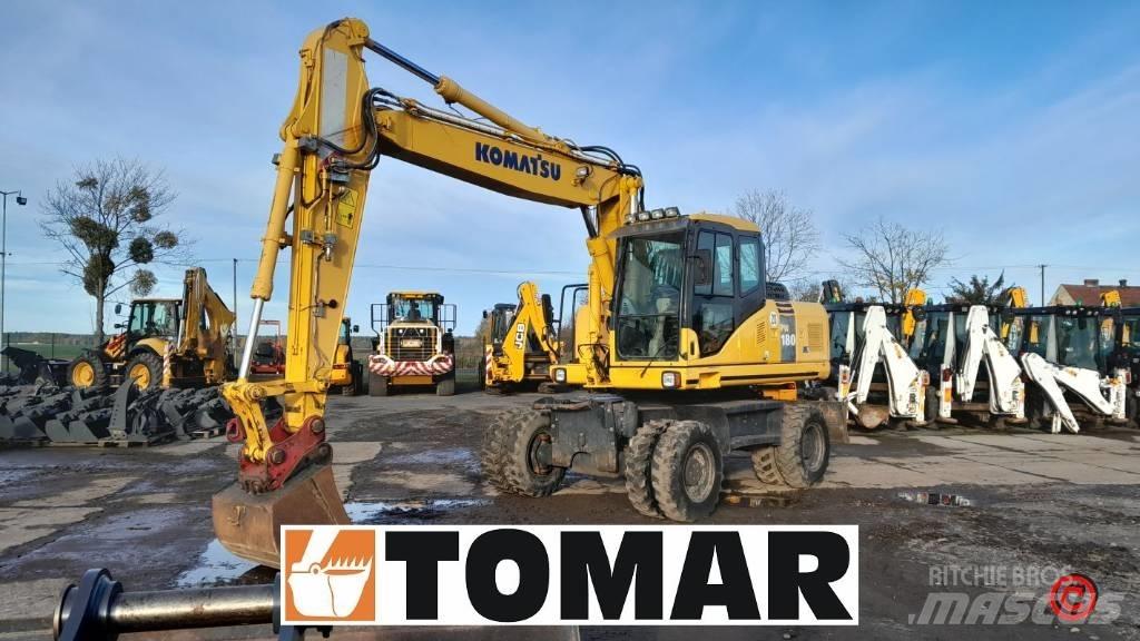 Komatsu PW 180-7 Kolová rýpadla
