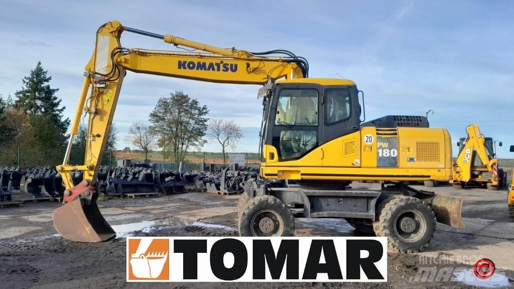 Komatsu PW 180-7 Kolová rýpadla