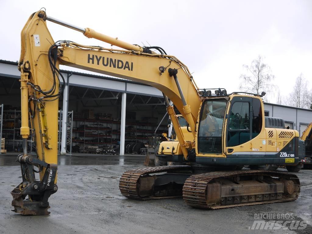 Hyundai R 220 LC-9A Pásová rýpadla
