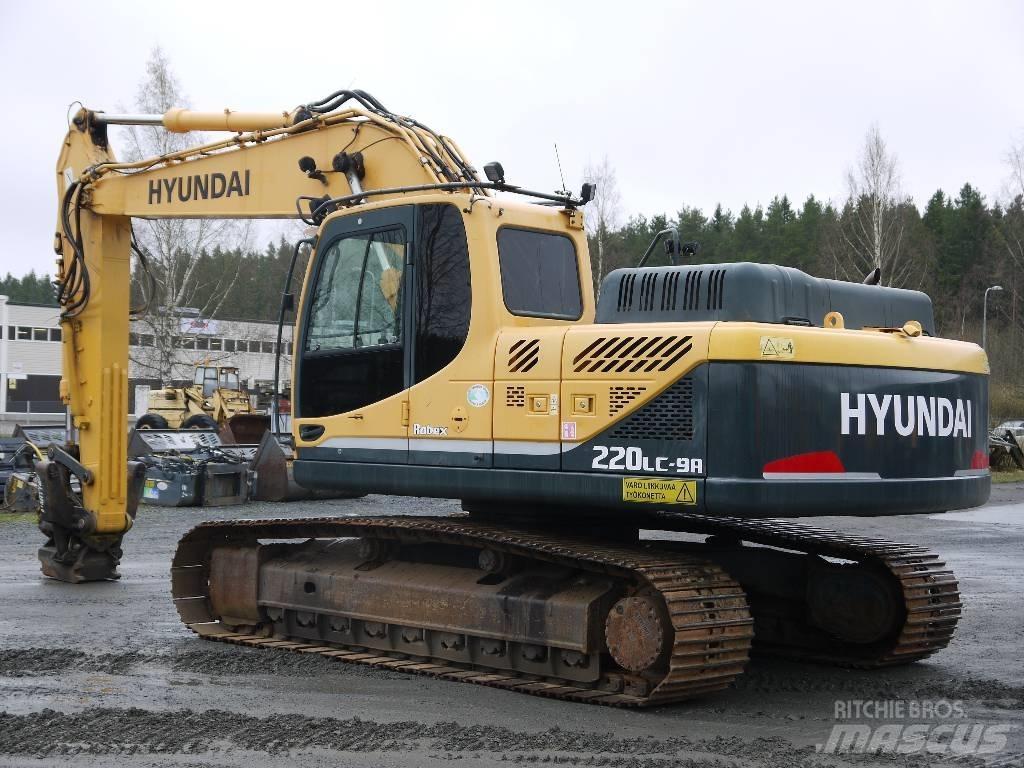 Hyundai R 220 LC-9A Pásová rýpadla