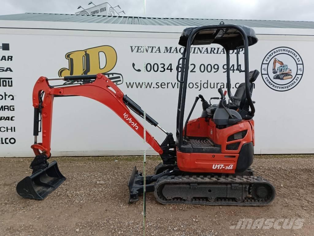 Kubota U 17-3A Mini rýpadla < 7t