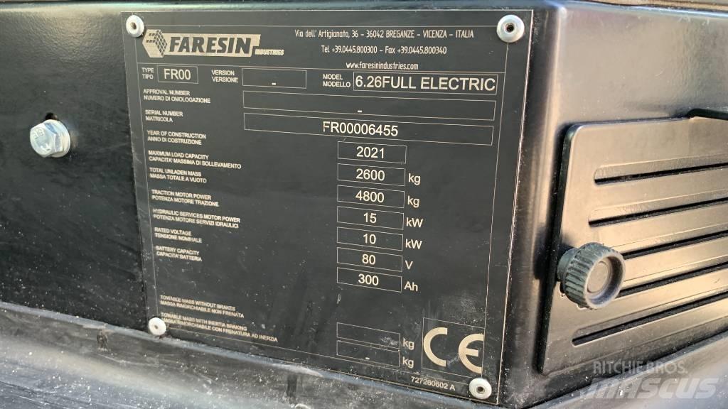 Faresin 6.26 E Teleskopické manipulátory