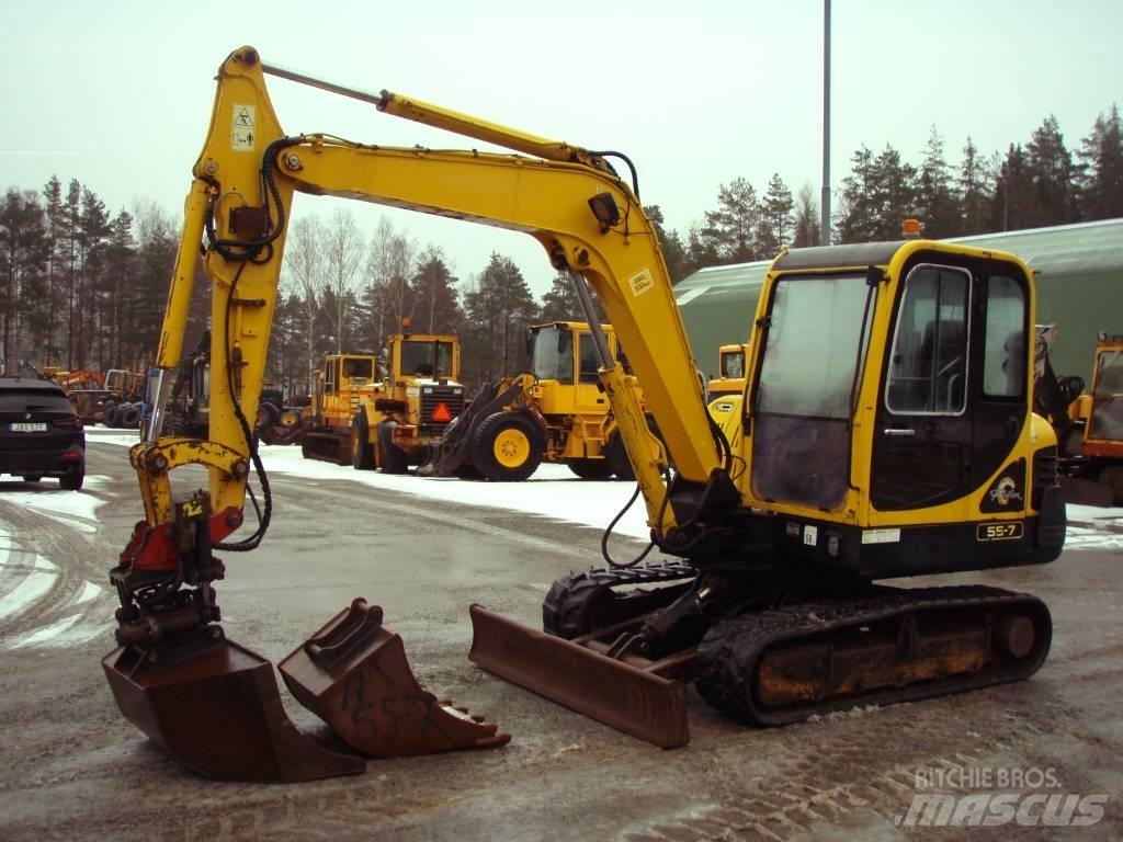 Hyundai Robex 55-7 Mini rýpadla < 7t