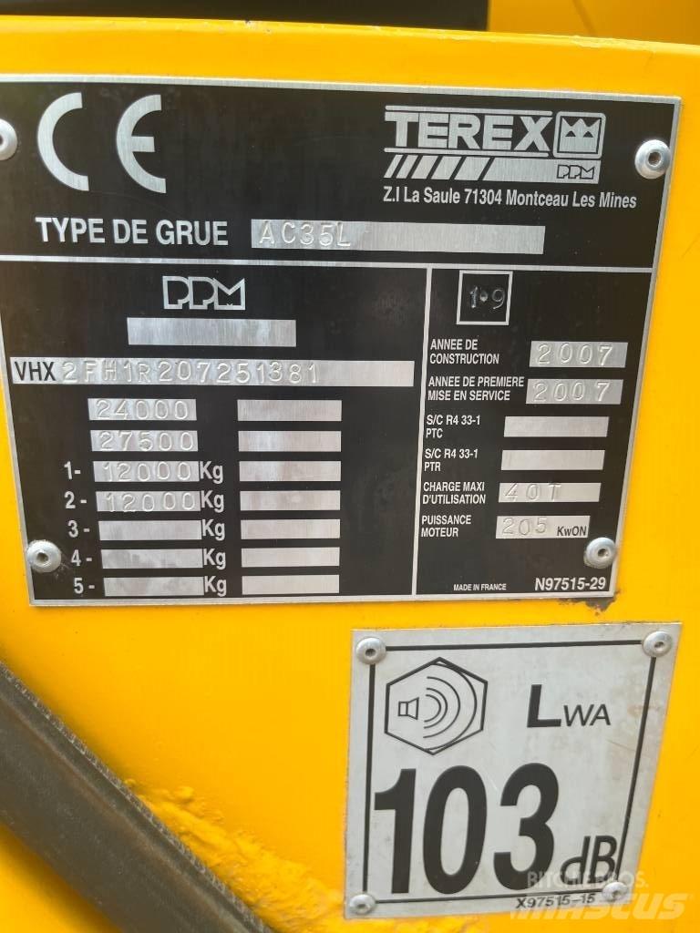 Terex Demag AC 35-L Jeřáby pro těžký terén
