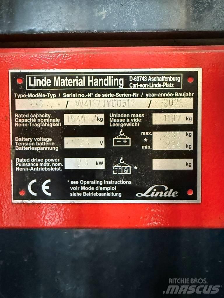 Linde L16APi/1173 Ručně vedené vysokozdvižné vozíky