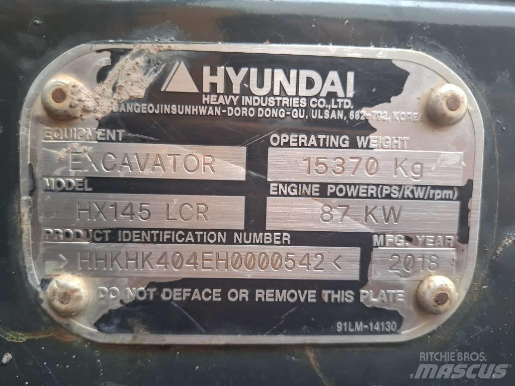 Hyundai HX 145 LCR Pásová rýpadla