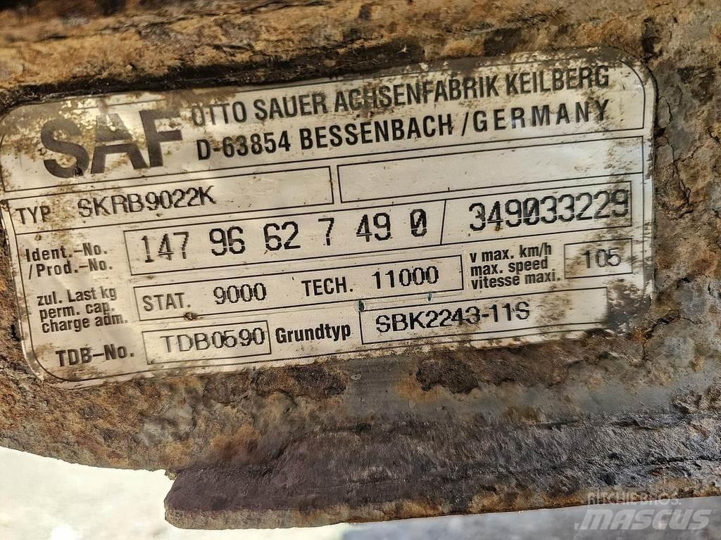 SAF SKRB9022K Nápravy