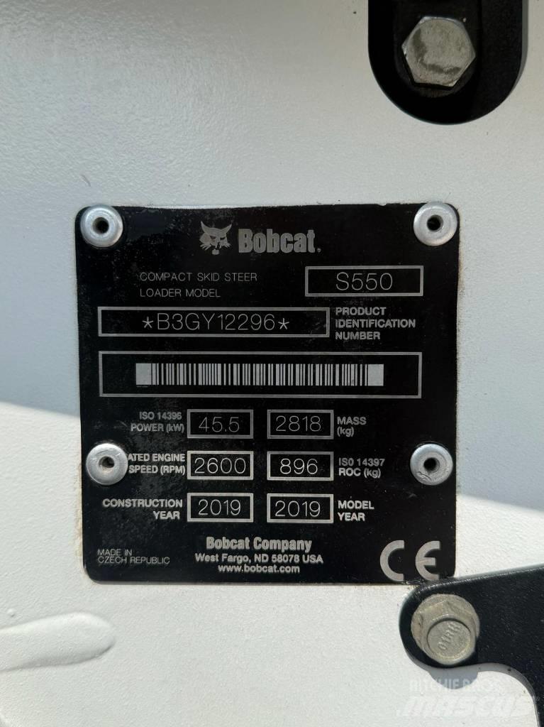 Bobcat S 550 Smykem řízené nakladače