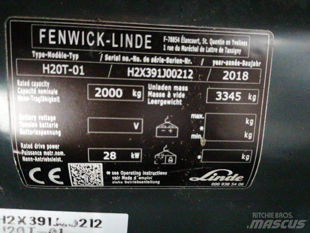 Linde H20T-01 LPG vozíky