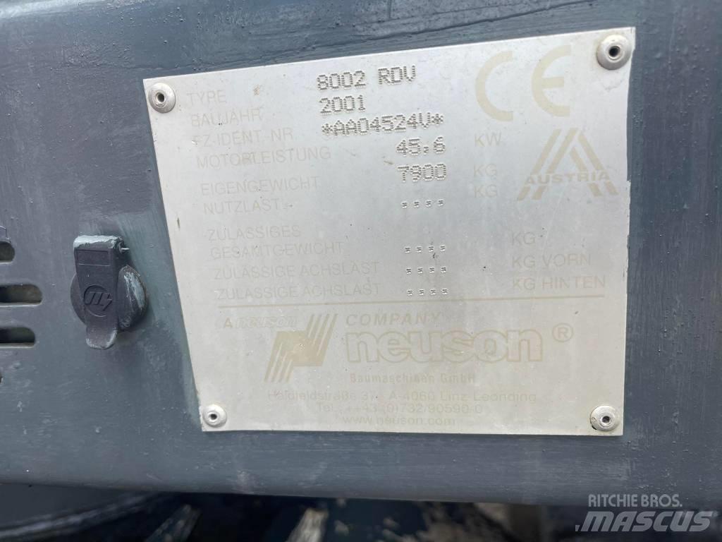 Neuson 8002 RDU Pásová rýpadla