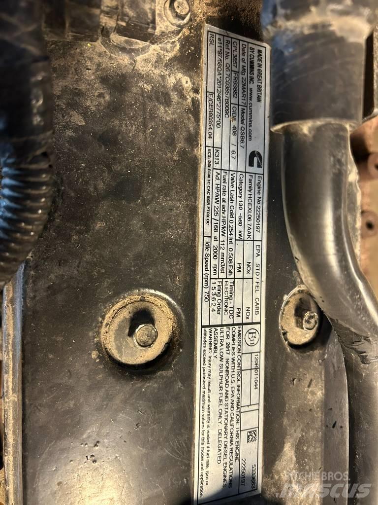 Cummins QSB 6.7 Stroje pro manipulaci s odpadem