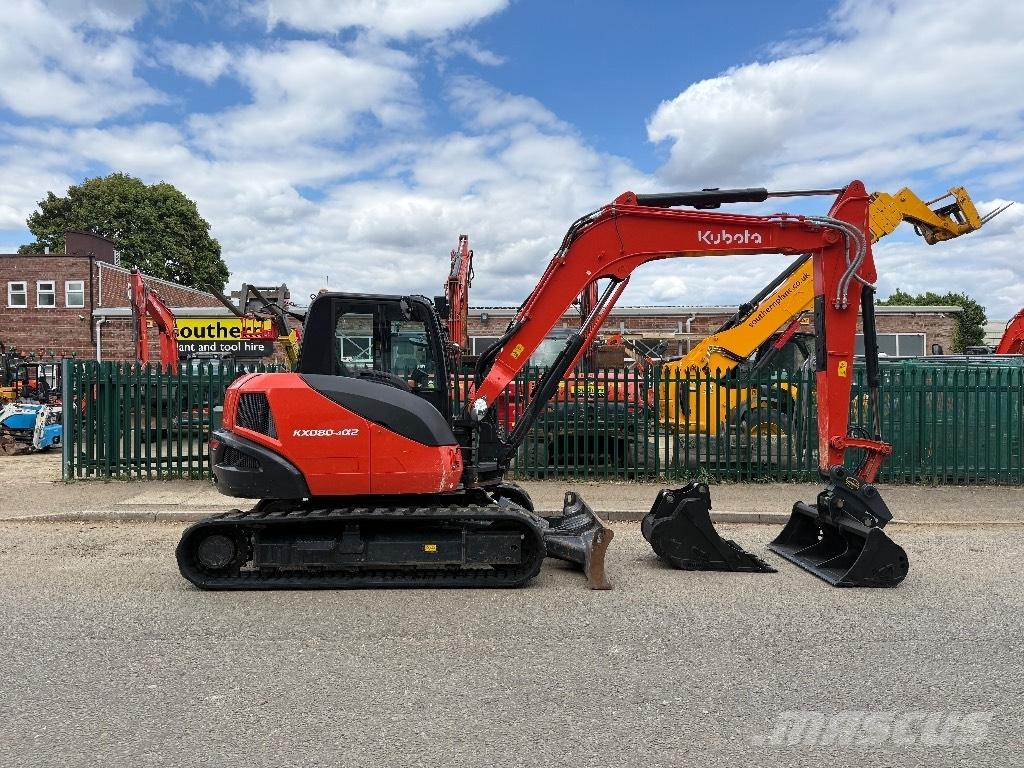 Kubota KX 080-4 Midi rýpadla 7t - 12t