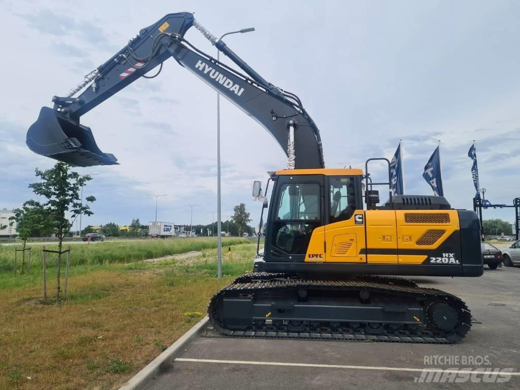 Hyundai HX220AL Pásová rýpadla